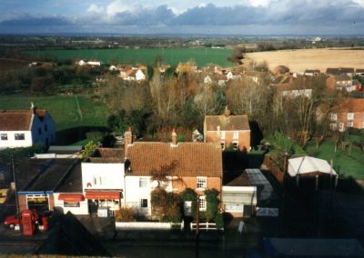 View north from Church tower 1990s