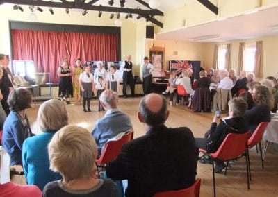 Performance of Wartime songs by Dilton Junior Players