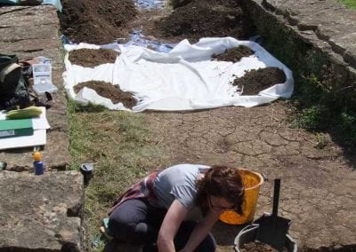Visit to see archaeologists at work at Chedworth Roman Villa